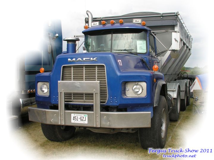 Blue Mack Dump Truck Fergus Truck Show 2011