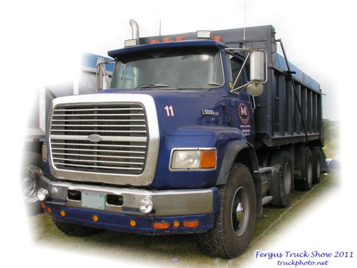 Blue Ford L-9000 Dump Truck Fergus Truck Show 2011