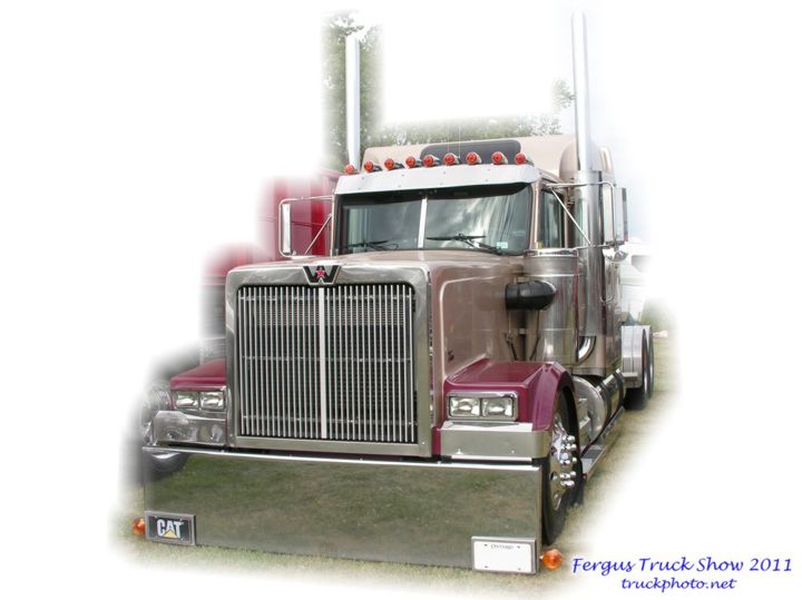 Gold Western Star Tractor Fergus Truck Show 2011