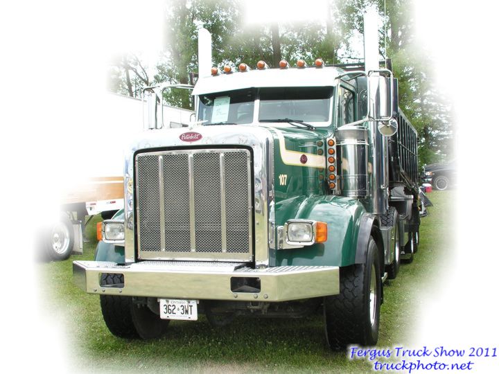 Green Peterbilt Dump Truck Fergus Truck Show 2011